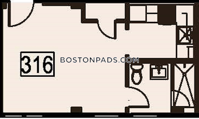 Cambridge Studio 1 baths in CAMBRIDGE  Harvard Square - $2,350 No Fee